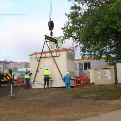 Résidence Du Guesclin arrivée du transformateur b