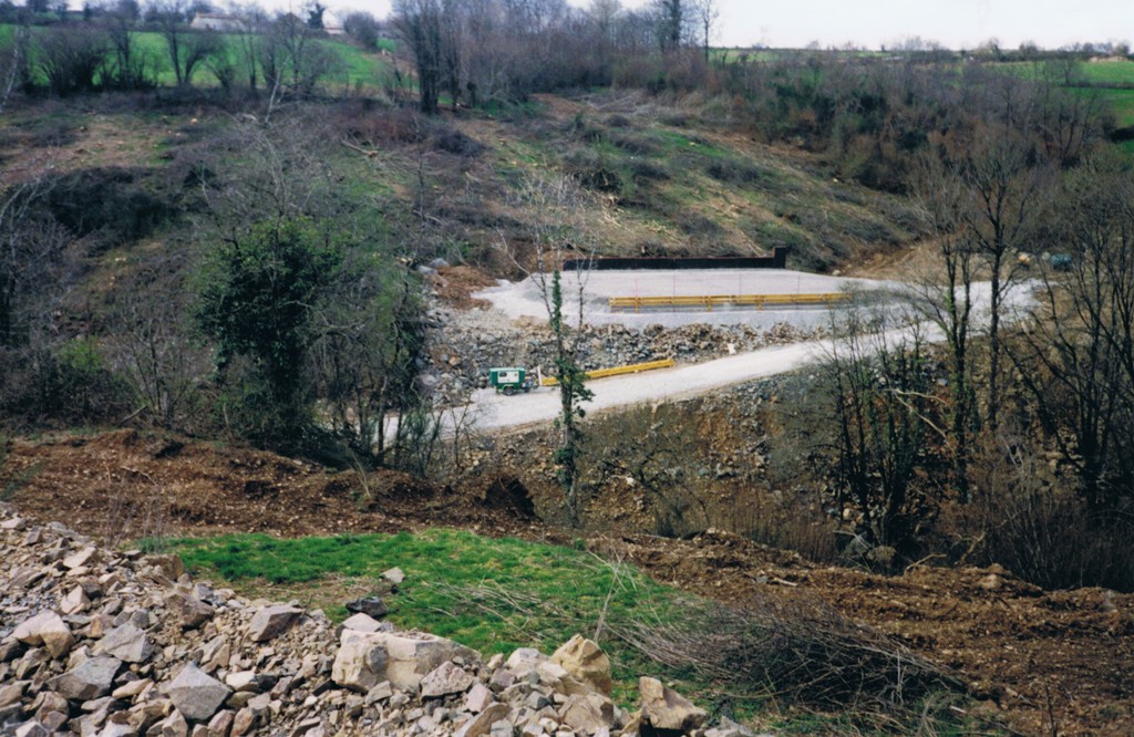 Plateforme de test béton