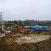Résidence Du Guesclin Pilotis creusement et betonnage