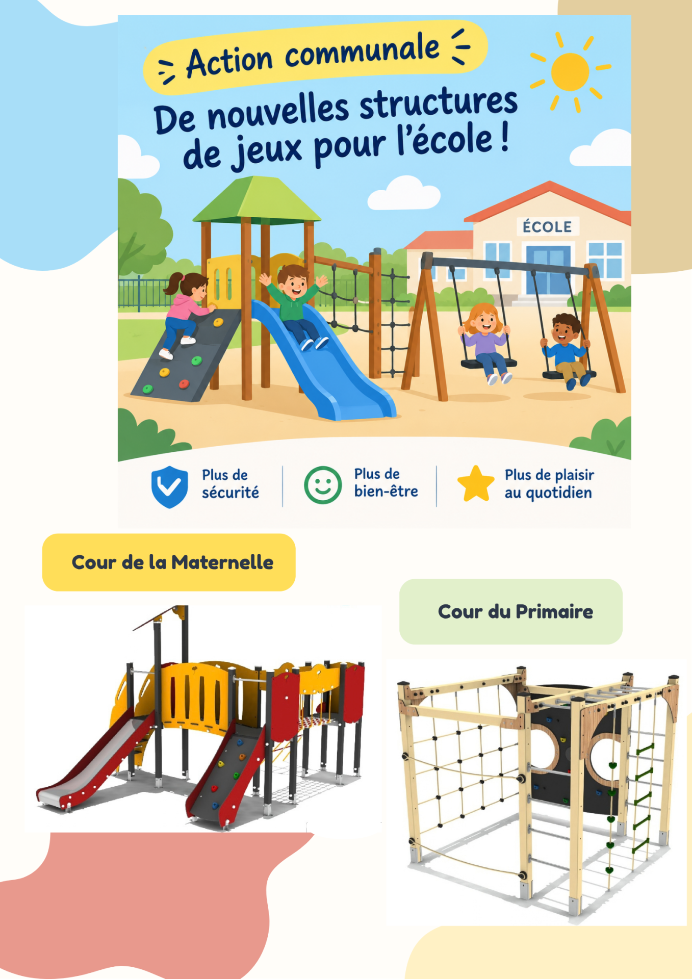 Affiche structures ecole