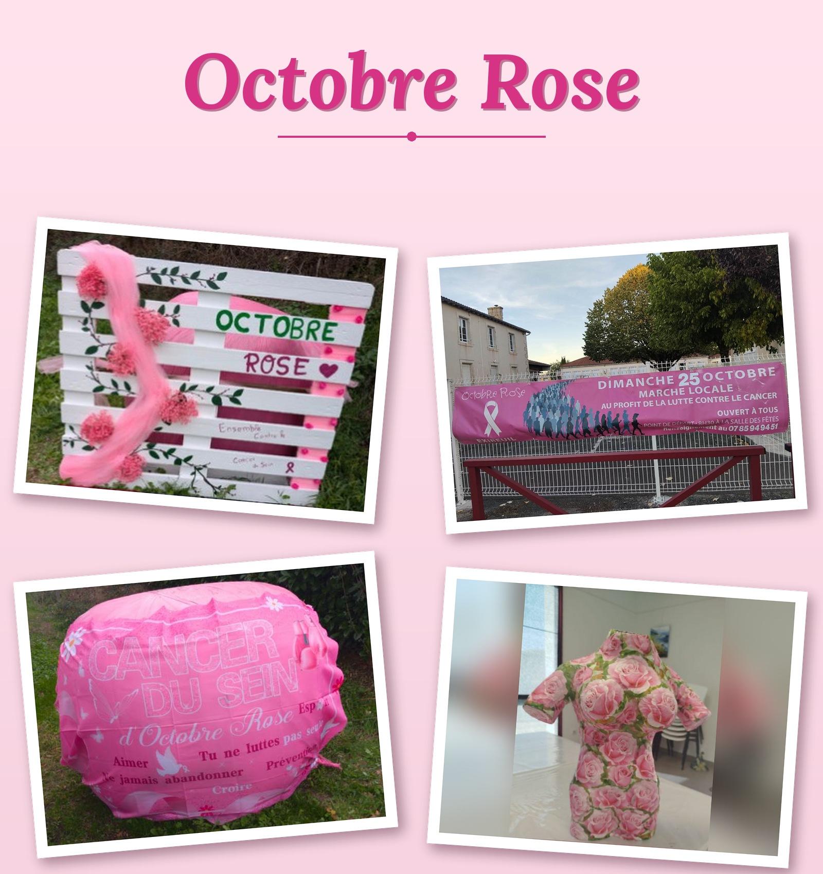 Collage octobre rose album
