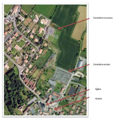 Plan exireuil cimetiere